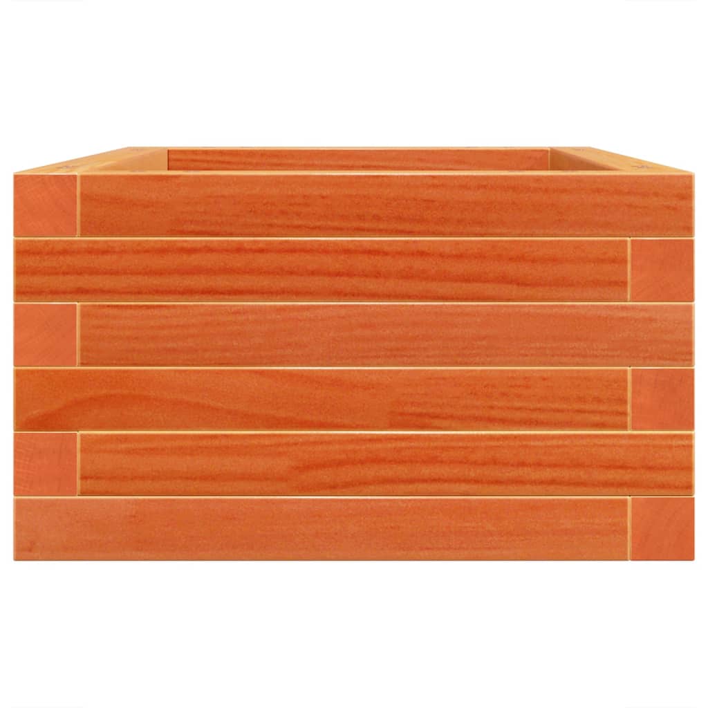 Ζαρντινιέρα Καφέ Κεριού 70x40x23 εκ. από Μασίφ Ξύλο Πεύκου