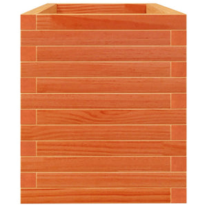 Ζαρντινιέρα Καφέ Κεριού 90x40x45,5 εκ. από Μασίφ Ξύλο Πεύκου