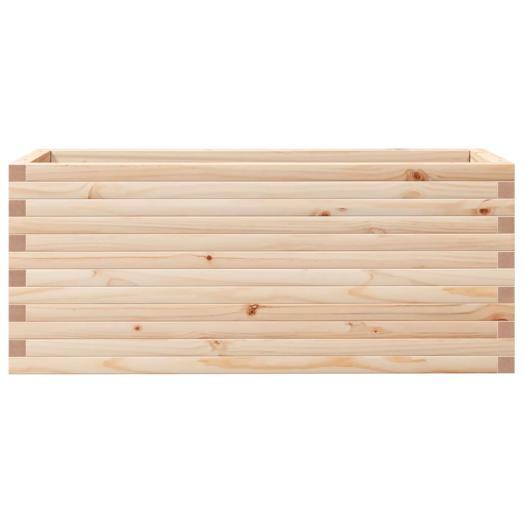 Ζαρντινιέρα Κήπου 110x40x45,5 εκ από Μασίφ Ξύλο Πεύκου