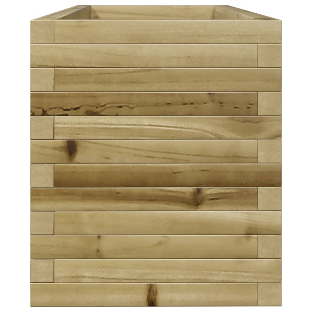 Ζαρντινιέρα Κήπου 110x40x45,5 εκ. από Εμποτισμένο Ξύλο Πεύκου - Pakobazaar