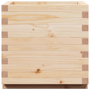 Ζαρντινιέρα Κήπου 50x50x49,5 εκ από Μασίφ Ξύλο Πεύκου