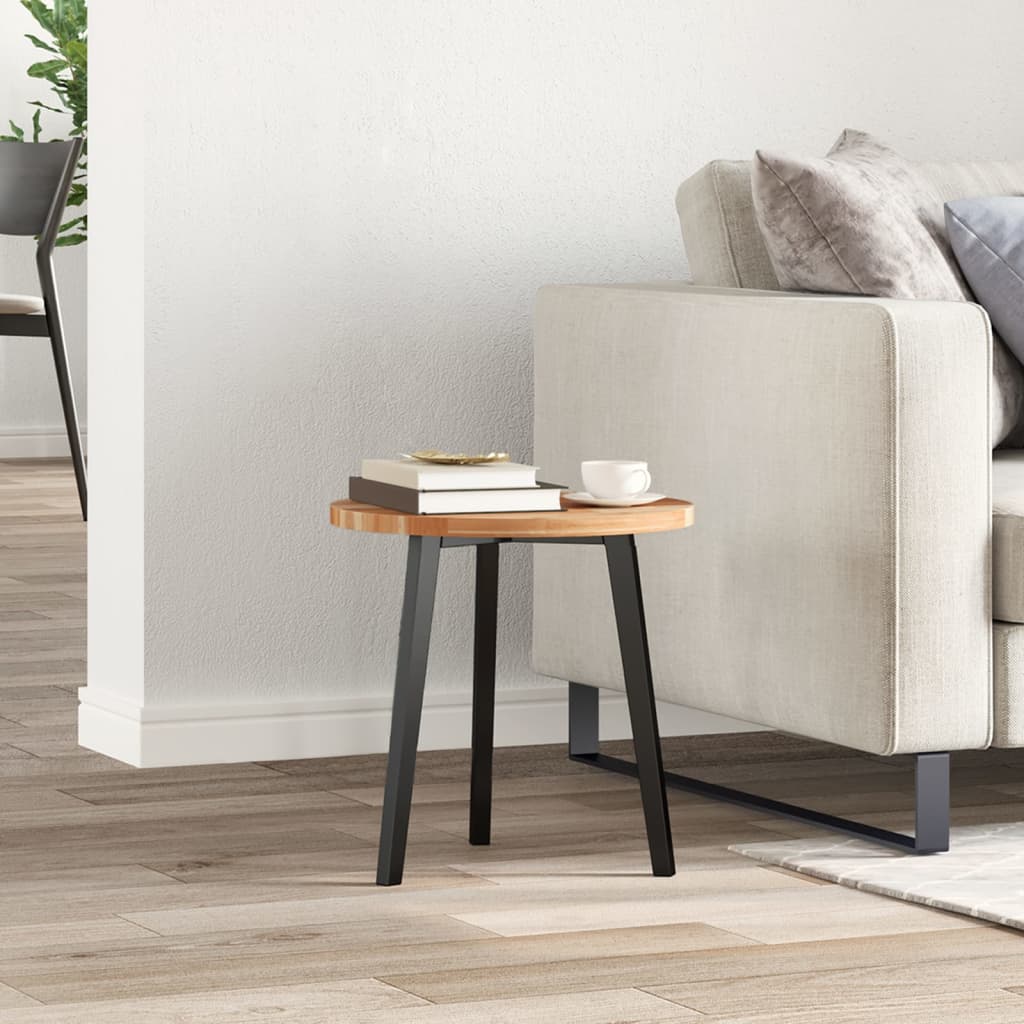 Επιφάνεια Τραπεζιού Στρογγυλή Ø40x2 εκ. από Μασίφ Ξύλο Ακακίας