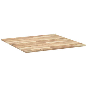 Επιφάνεια Τραπεζιού Τετράγωνη 90x90x2 εκ. Μασίφ Ξύλο Ακακίας - Pakobazaar