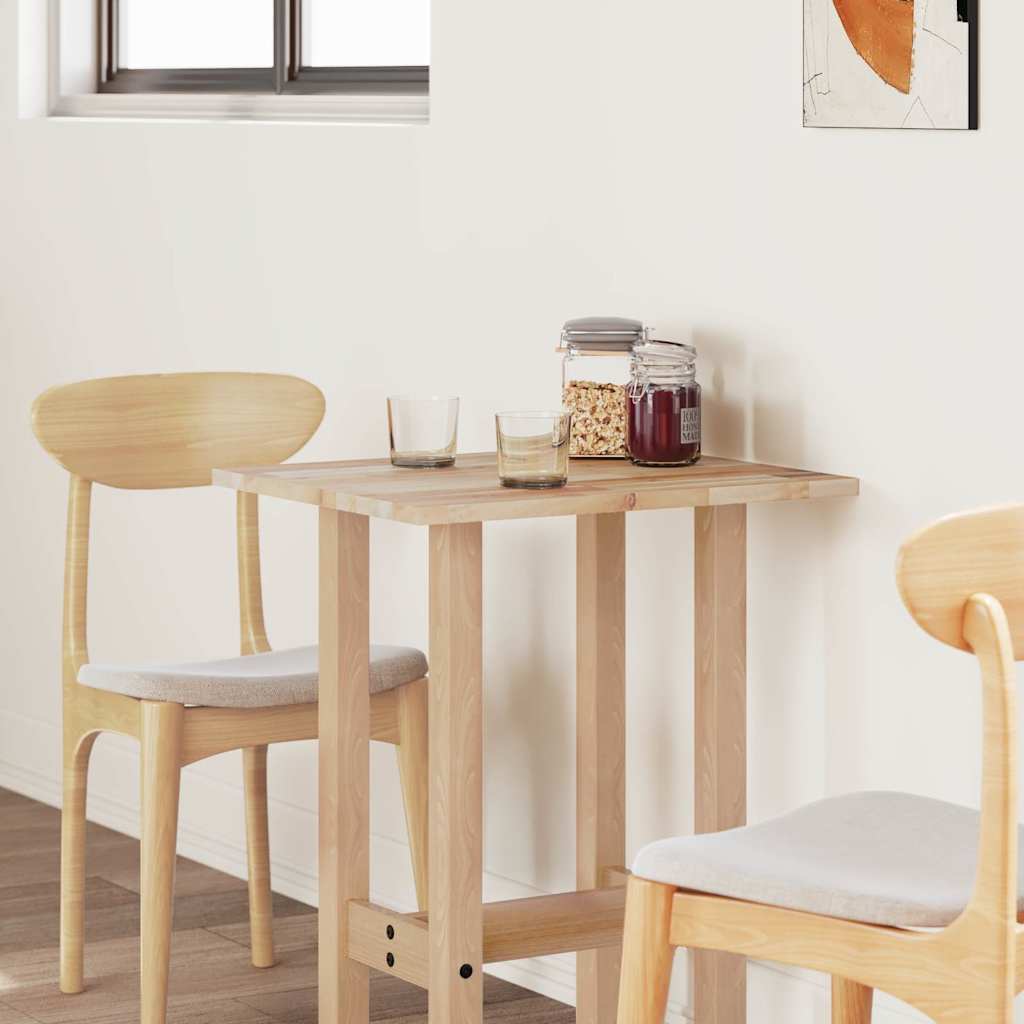 Επιφάνεια Γραφείου Ορθογώνια 80x50x2 εκ. Μασίφ Ξύλο Ακακίας - Pakobazaar