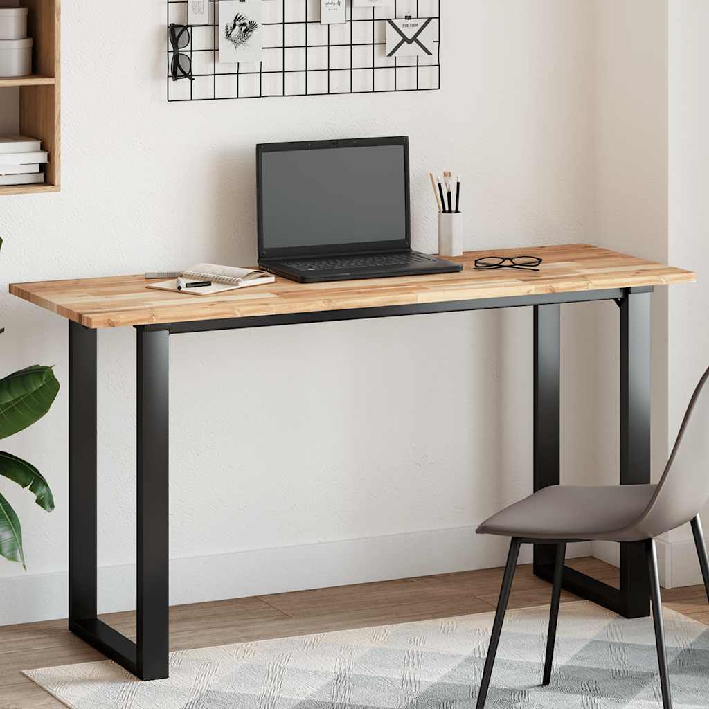 Επιφάνεια Γραφείου Ορθογώνια 160x50x2 εκ. Μασίφ Ξύλο Ακακίας - Pakobazaar