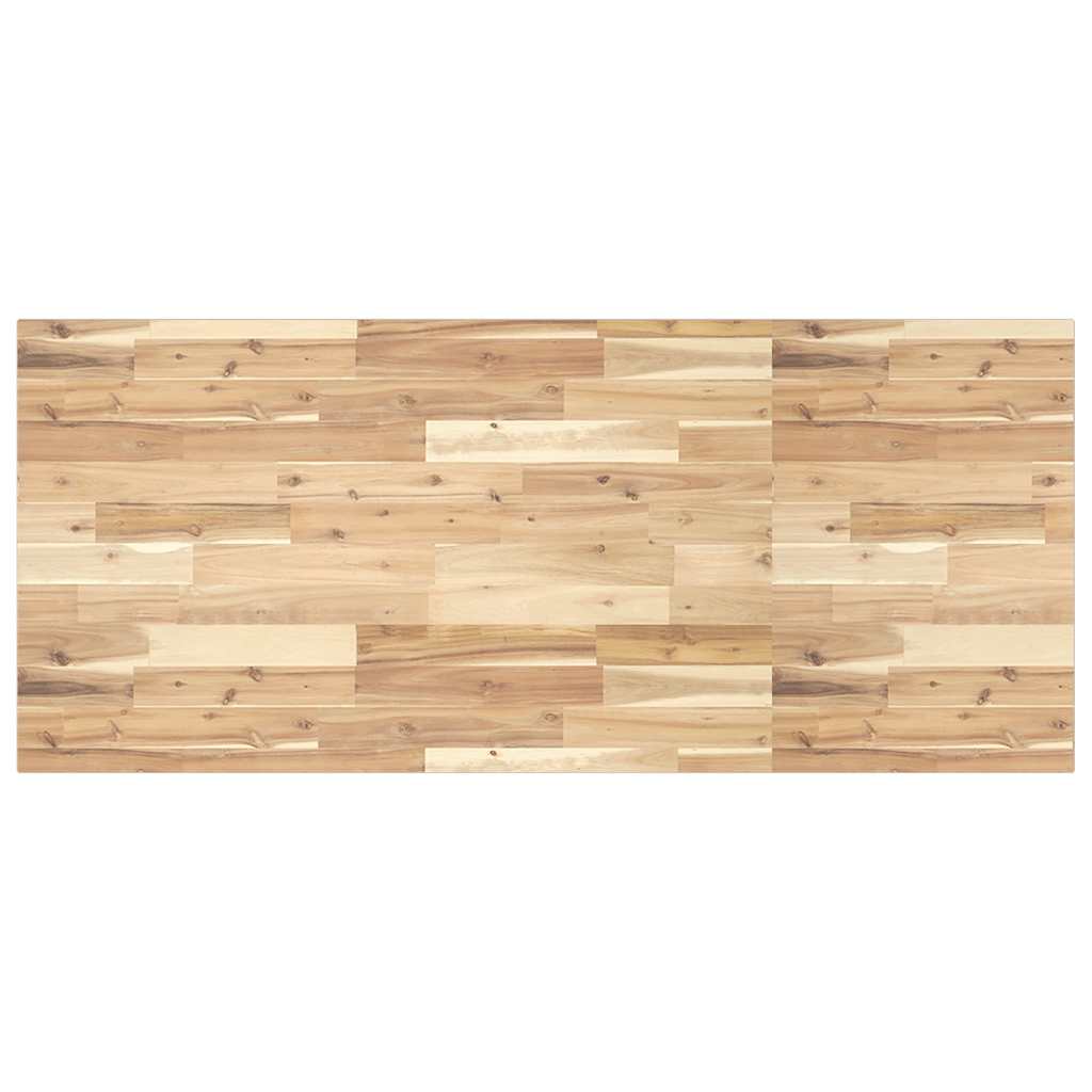 Επιφάνεια Γραφείου Ορθογώνια 140x60x2 εκ. Μασίφ Ξύλο Ακακίας - Pakobazaar