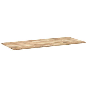 Επιφάνεια Γραφείου Ορθογώνια 140x60x2 εκ. Μασίφ Ξύλο Ακακίας - Pakobazaar