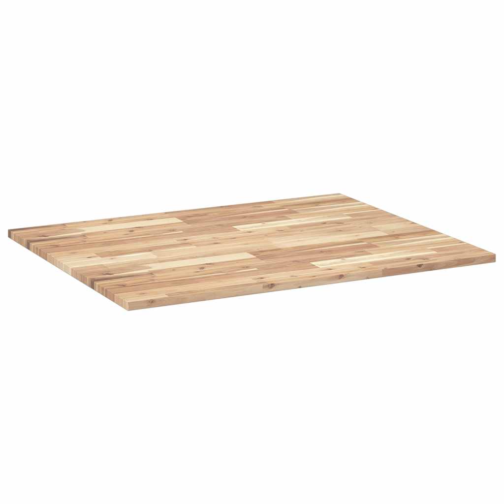 Επιφάνεια Γραφείου Ορθογώνια 100x80x2 εκ. Μασίφ Ξύλο Ακακίας