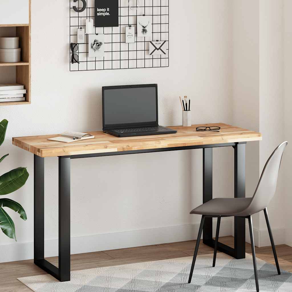 Επιφάνεια Γραφείου Ορθογώνια 160x50x4 εκ. Μασίφ Ξύλο Ακακίας