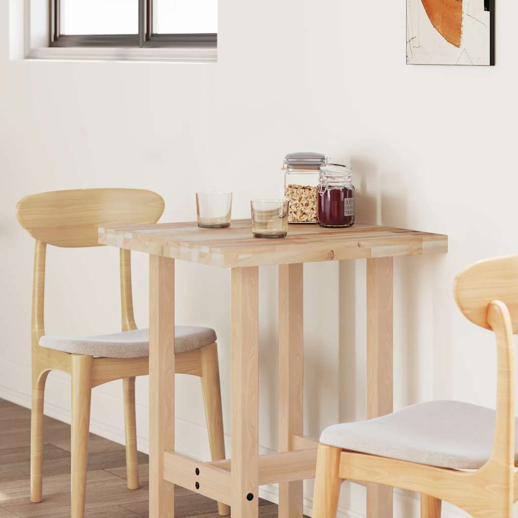 Επιφάνεια Γραφείου Ορθογώνια 80x60x4 εκ. Μασίφ Ξύλο Ακακίας