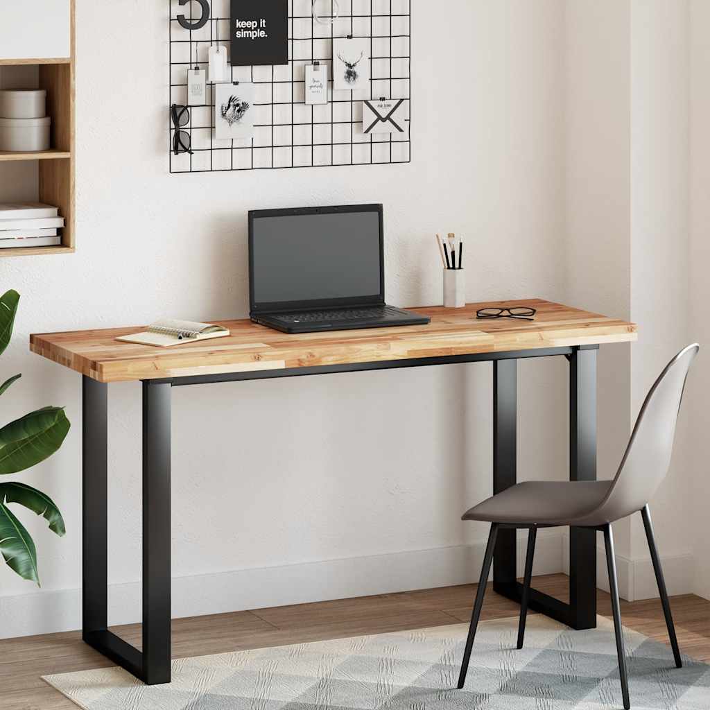 Επιφάνεια Γραφείου Ορθογώνια 160x50x4 εκ. Μασίφ Ξύλο Ακακίας