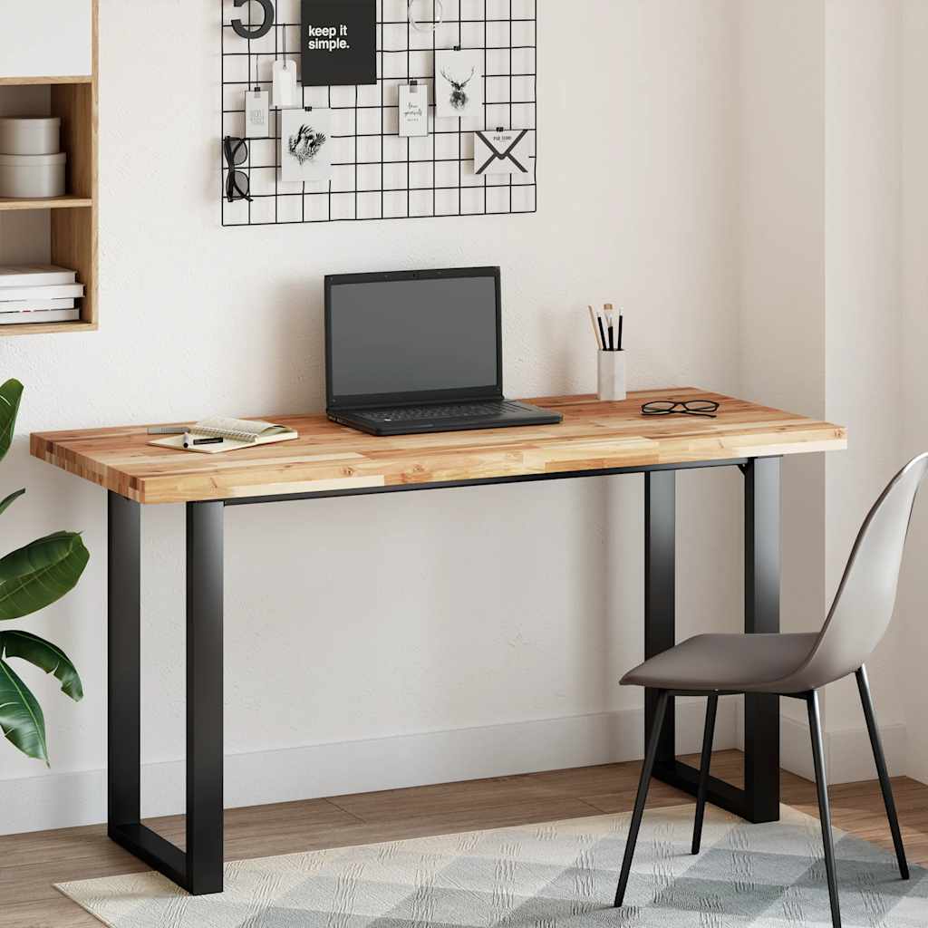 Επιφάνεια Γραφείου Ορθογώνια 120x60x4 εκ. Μασίφ Ξύλο Ακακίας - Pakobazaar