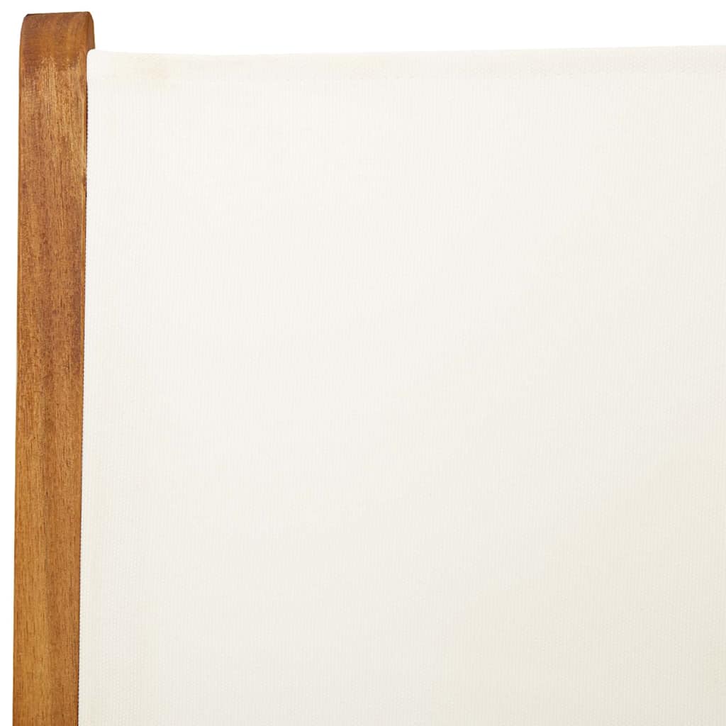 Σετ Τραπεζαρίας Κήπου 7 τεμ. Κρεμ Ύφασμα/Μασίφ Πεύκου - Pakobazaar