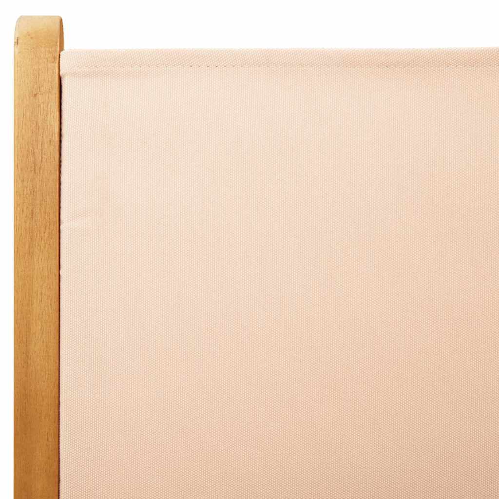 Σετ Τραπεζαρίας Κήπου 7 τεμ. Μπεζ Ύφασμα/Μασίφ Πεύκου - Pakobazaar