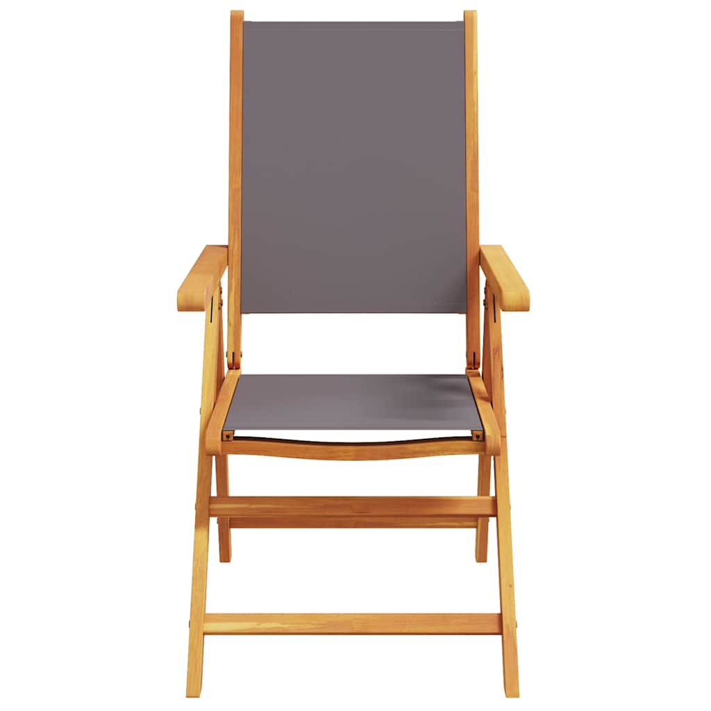 Σετ Τραπεζαρίας Κήπου 7 τεμ. Ανθρακί Ύφασμα/Μασίφ Πεύκου - Pakobazaar