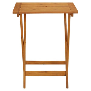 Σετ Επίπλων Bistro 3 τεμ. Μπλε/Λευκό Ύφασμα/Μασίφ Πεύκου