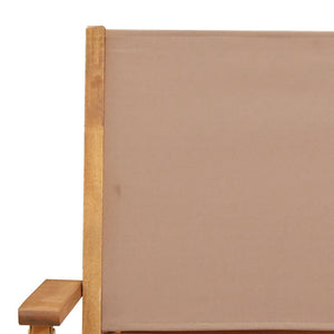 Σετ Τραπεζαρίας Κήπου 5 τεμ. Taupe Ύφασμα/Μασίφ Πεύκου - Pakobazaar
