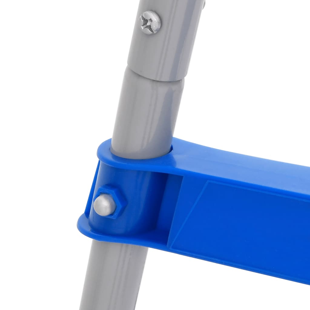 Σκάλα Πισίνας για Υπέργεια Πισίνα 84 εκ. Ατσάλι/Πλαστικό