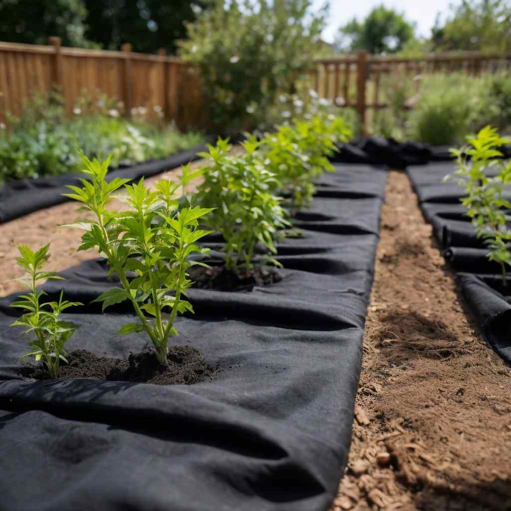 Μεμβράνη με Γεωύφασμα Μαύρη 1 x 50 μ. Πολυεστερικές Ίνες - Pakobazaar