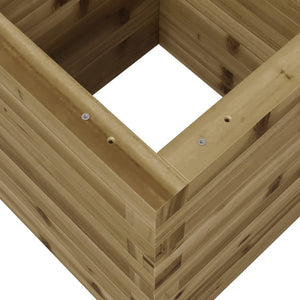 Ζαρντινιέρα Κήπου 40x40x46 εκ. από Εμποτισμένο Ξύλο Πεύκου