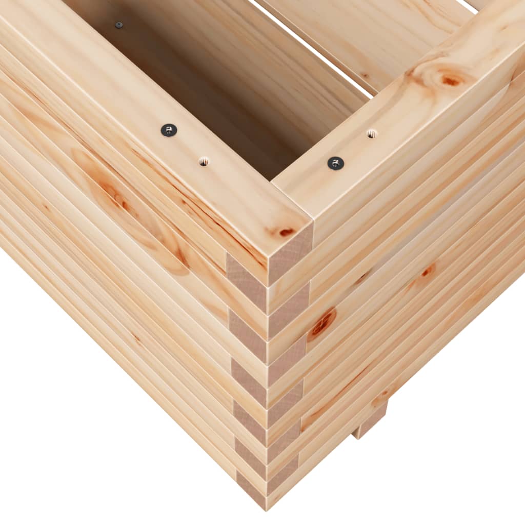 Ζαρντινιέρα Κήπου 60x60x49,5 εκ από Μασίφ Ξύλο Πεύκου - Pakobazaar