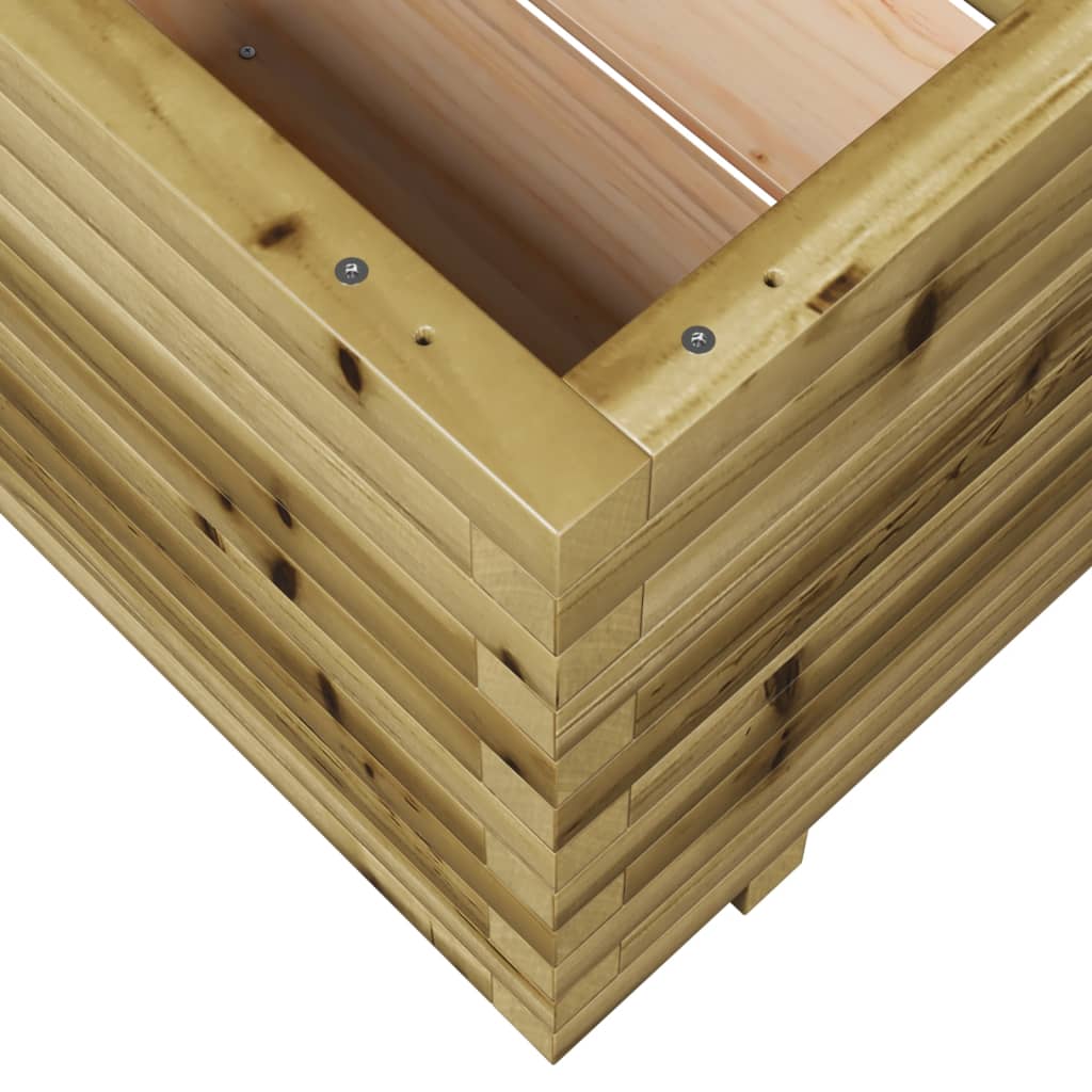 Ζαρντινιέρα Κήπου 60x60x49,5 εκ. από Εμποτισμένο Ξύλο Πεύκου
