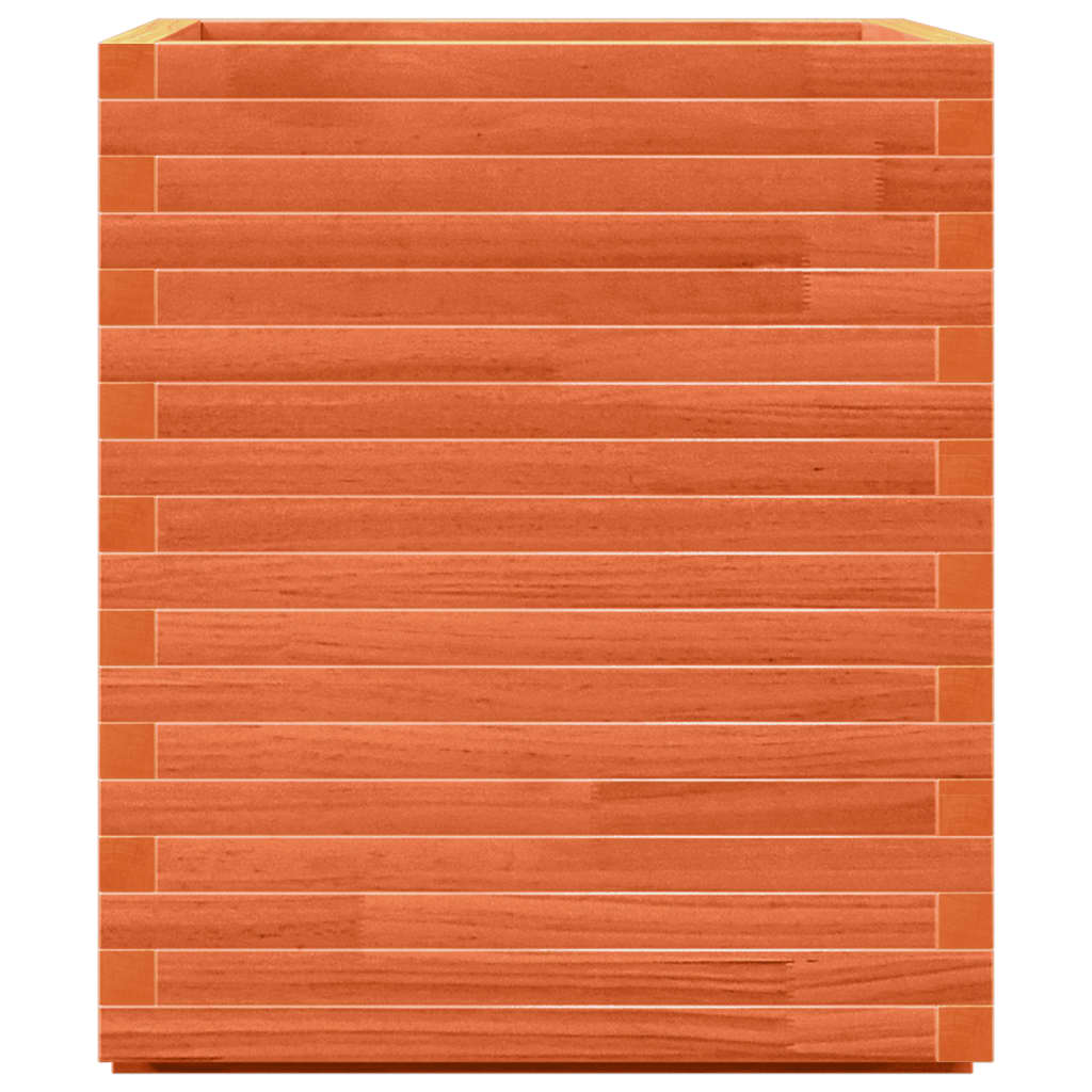 Ζαρντινιέρα Καφέ Κεριού 60x60x72 εκ. από Μασίφ Ξύλο Πεύκου