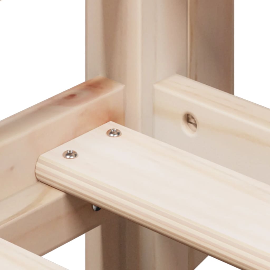 Υπερυψ. Κρεβάτι 90x190 εκ. Μασίφ Πεύκο με Σκάλα / Οροφή