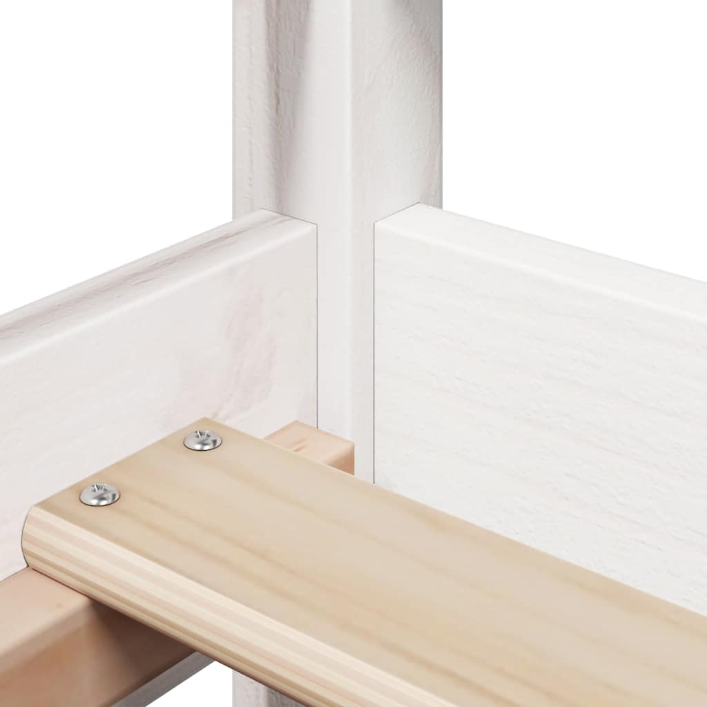 Καναπές Κρεβάτι με Στέγαστρο Χωρίς Στρώμα 80x200 εκ. Μασίφ Ξύλο