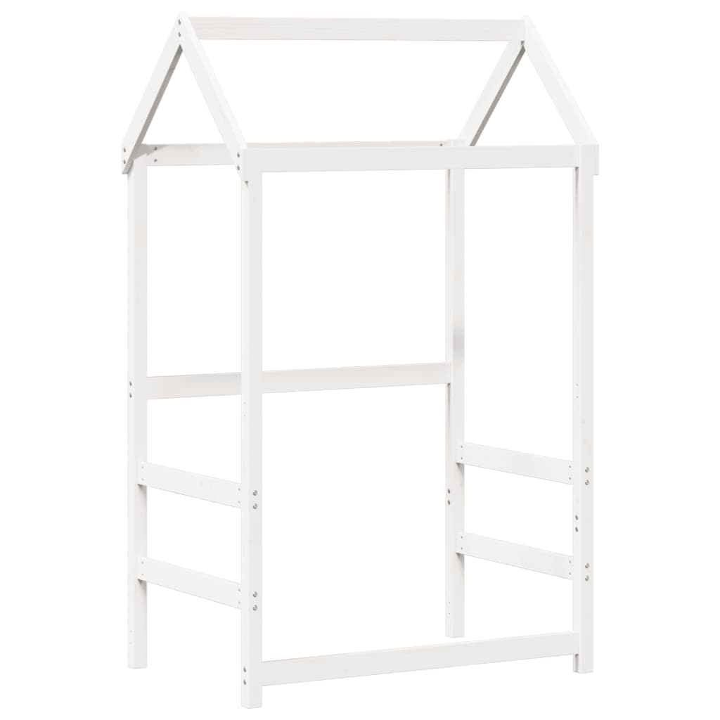 Καναπές Κρεβάτι με Στέγαστρο Χωρίς Στρώμα 80x200 εκ. Μασίφ Ξύλο