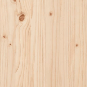 Σκελετός Κρεβατιού Χωρίς Στρώμα 200x200 εκ Μασίφ Ξύλο Πεύκου - Pakobazaar