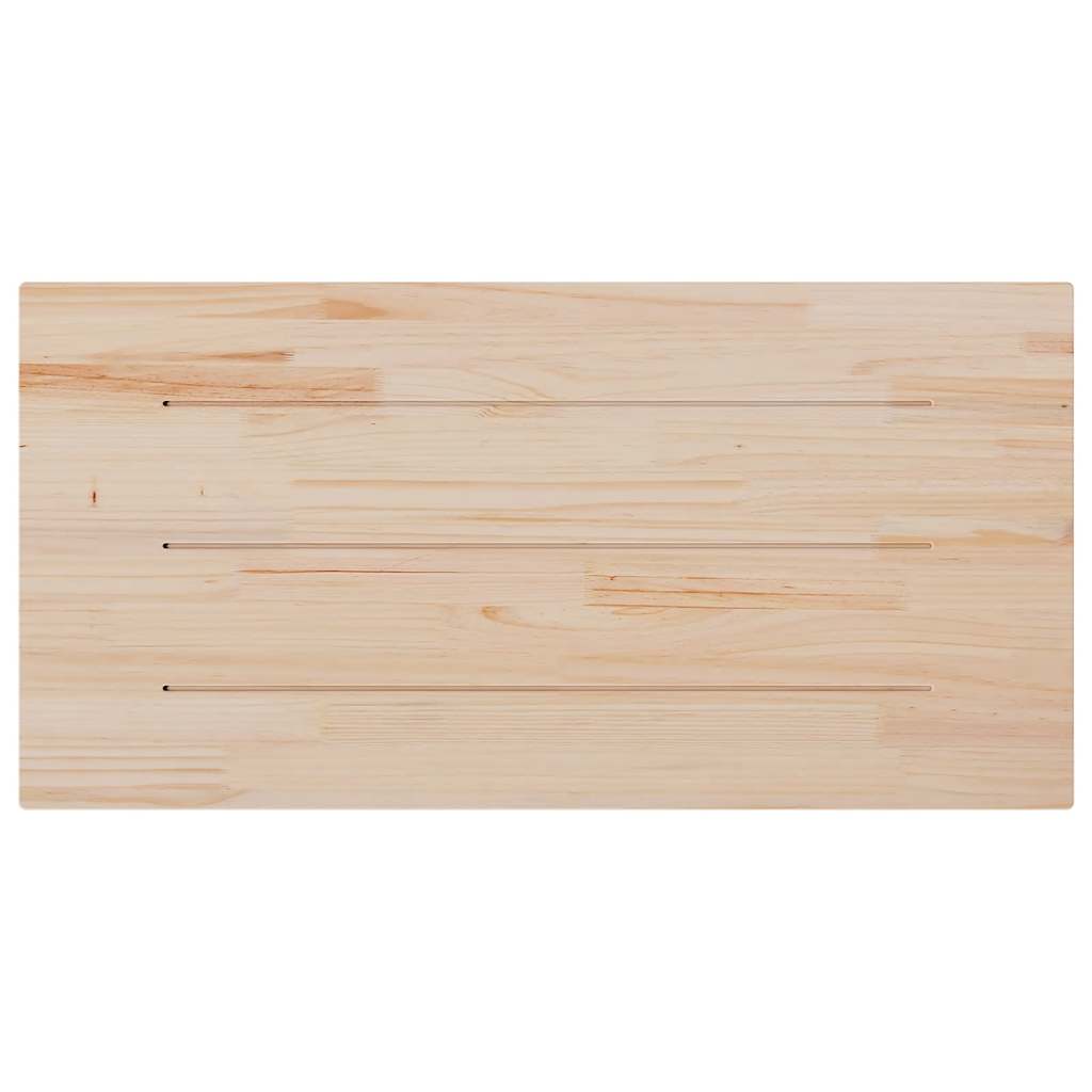 Επιφάνεια Τραπεζιού Ορθογώνια 100x50x1,7 εκ. Μασίφ Ξύλο Πεύκου