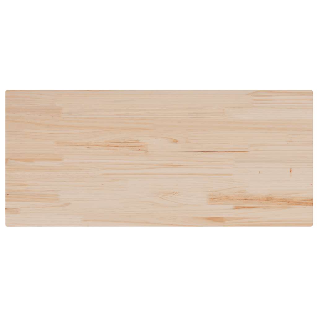 Επιφάνεια Τραπεζιού Ορθογώνια 90x40x2,5 εκ. Μασίφ Ξύλο Πεύκο - Pakobazaar