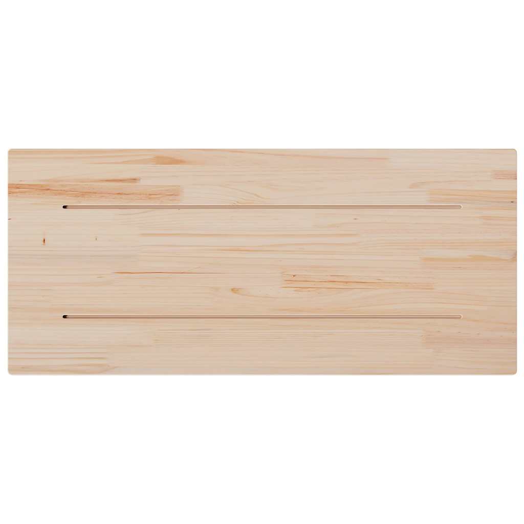 Επιφάνεια Τραπεζιού Ορθογώνια 90x40x2,5 εκ. Μασίφ Ξύλο Πεύκο - Pakobazaar