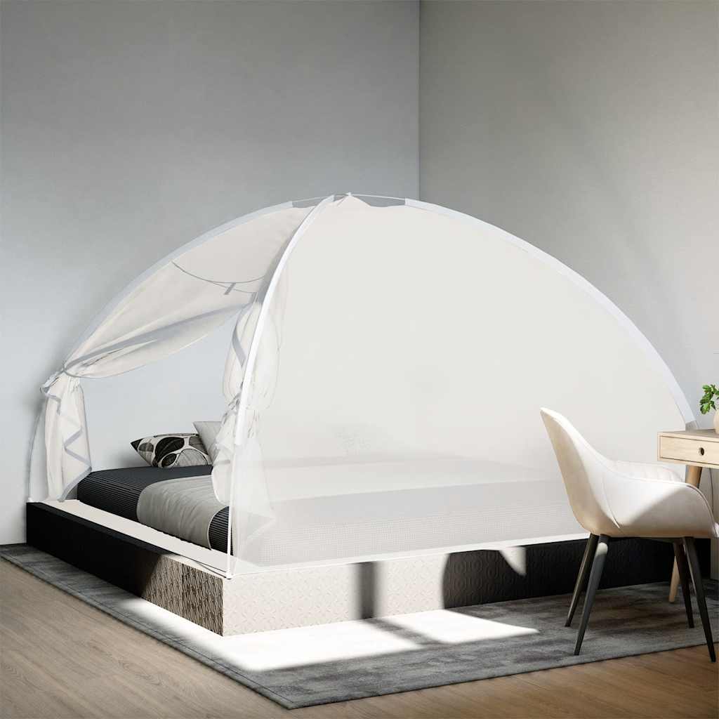 Κουνουπιέρα Mongolia με Πόρτες 200 Δίχτυ Λευκό 200x200x135 εκ.