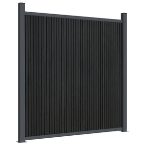 Πάνελ Περίφραξης Γκρι 526 x 186 εκ. από WPC - Pakobazaar