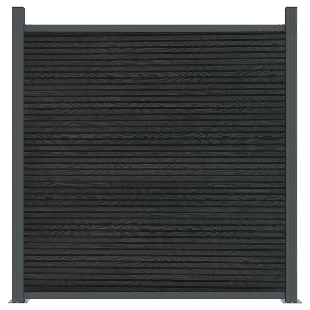 Πάνελ Περίφραξης Γκρι 526 x 186 εκ. από WPC - Pakobazaar