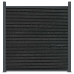 Πάνελ Περίφραξης Γκρι 526 x 186 εκ. από WPC - Pakobazaar