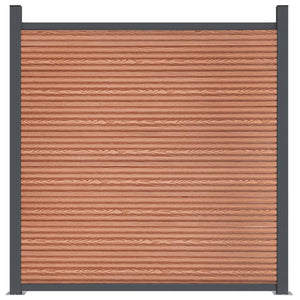 Πάνελ Περίφραξης Καφέ 1045 x 186 εκ. από WPC - Pakobazaar