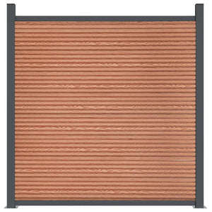 Πάνελ Περίφραξης Καφέ 1391 x 186 εκ. από WPC - Pakobazaar