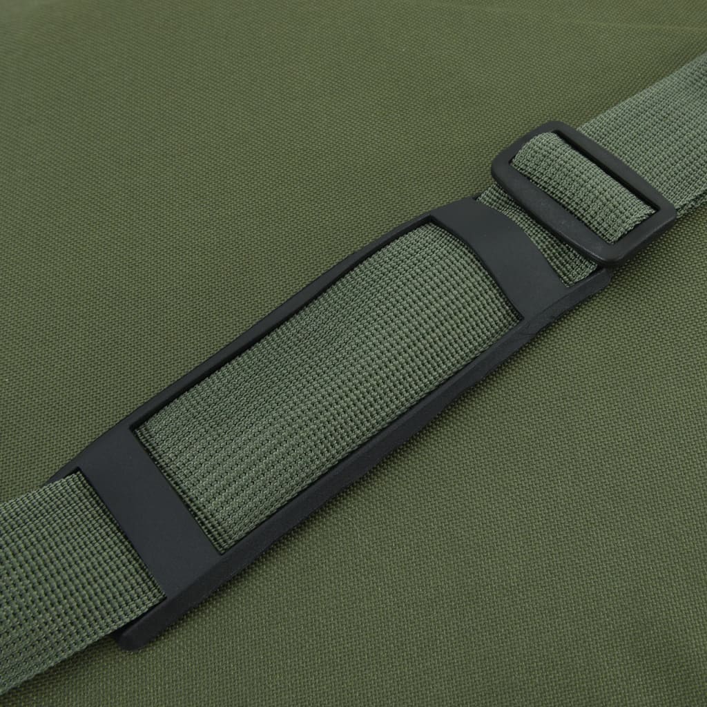 Τσάντα Ψαρέματος Αδιάβροχη Σκούρο Πράσινο από Ύφασμα Oxford