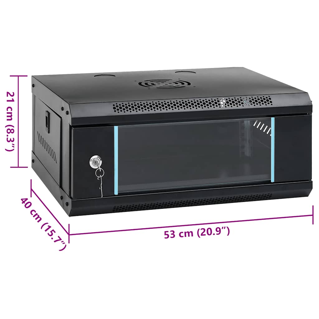 Καμπίνα Δικτύου Επιτοίχια 4U 19'' IP20 53x40x21 εκ. - Pakobazaar