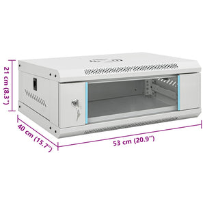 Καμπίνα Δικτύου Επιτοίχια 4U 19'' IP20 53x40x21 εκ. - PAKOBAZAAR