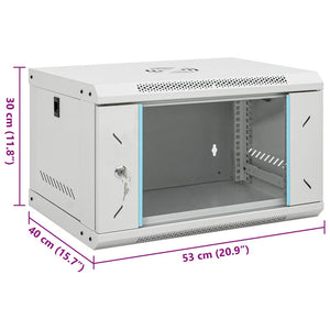 Ντουλάπι Δικτύου Επιτοίχιο 6U 19" IP20 53x40x30 εκ. - PAKOBAZAAR