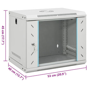 Καμπίνα Δικτύου Επιτοίχια 9U 19'' IP20 53x40x45 εκ. - PAKOBAZAAR