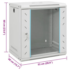 Καμπίνα Δικτύου Επιτοίχια 12U 19'' IP20 53x40x60 εκ. - Pakobazaar