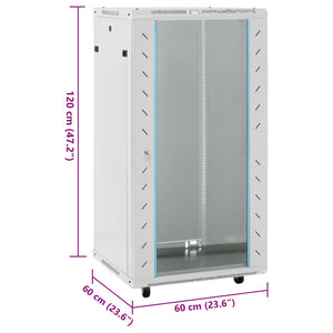 Καμπίνα Δικτύου με Περιστ. Πόδια 22U 19" IP20 60x60x120 εκ. - PAKOBAZAAR