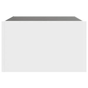 Τραπεζάκι Σαλονιού Infinity LED Λευκό 50x50x30 εκ. - Pakobazaar