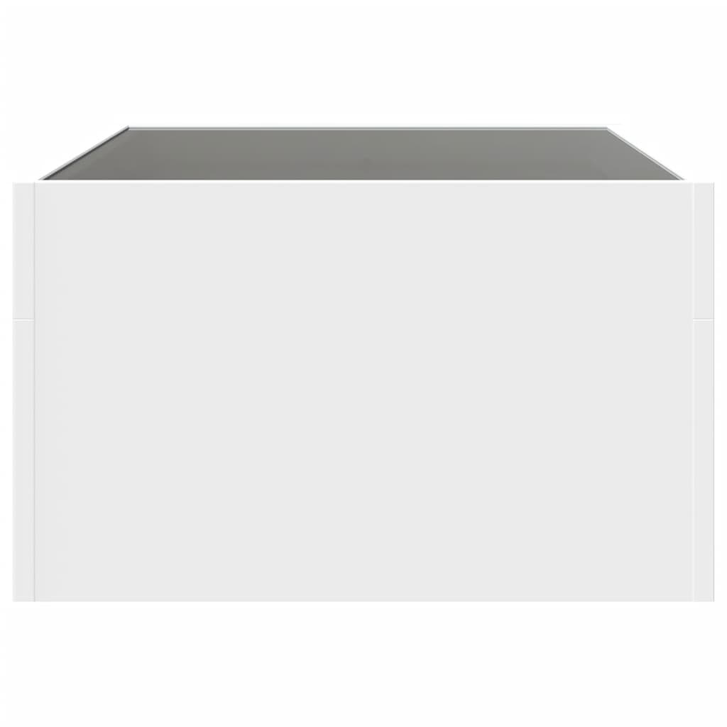 Τραπεζάκι Σαλονιού Infinity LED Λευκό 70x50x30 εκ. - Pakobazaar