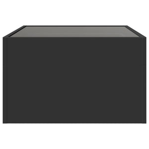 Τραπεζάκι Σαλονιού Infinity LED Μαύρο 70x50x30 εκ. - Pakobazaar